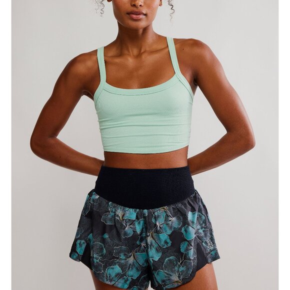 🆕 FP MOVEMENT Carpe Diem Printed Shorts / Midnight Floral Combo - Picture 1 of 6